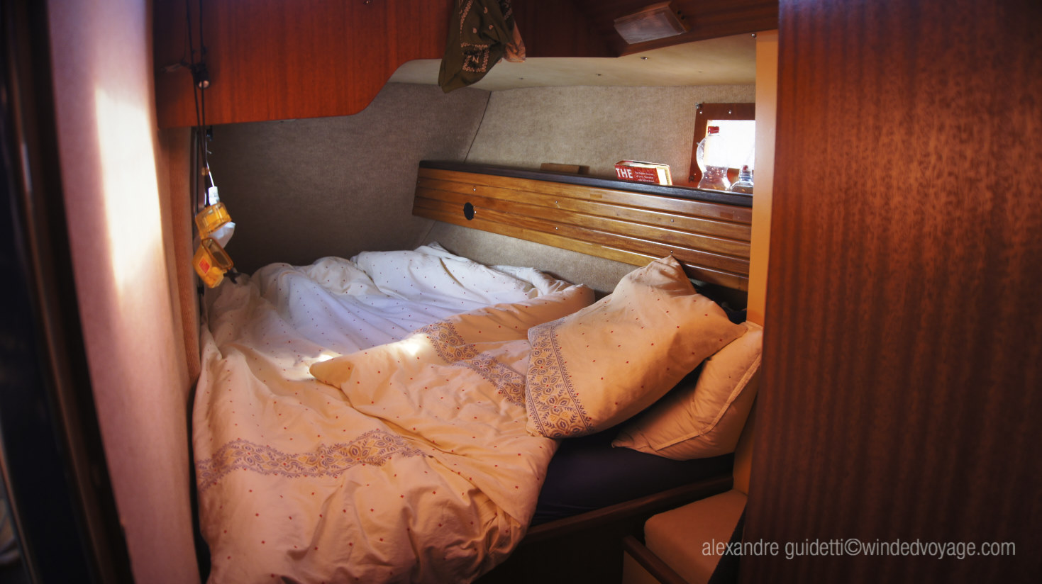 Interior of Galopin, Port Aft Cabin