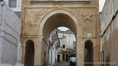 Entering Tangiers' medina