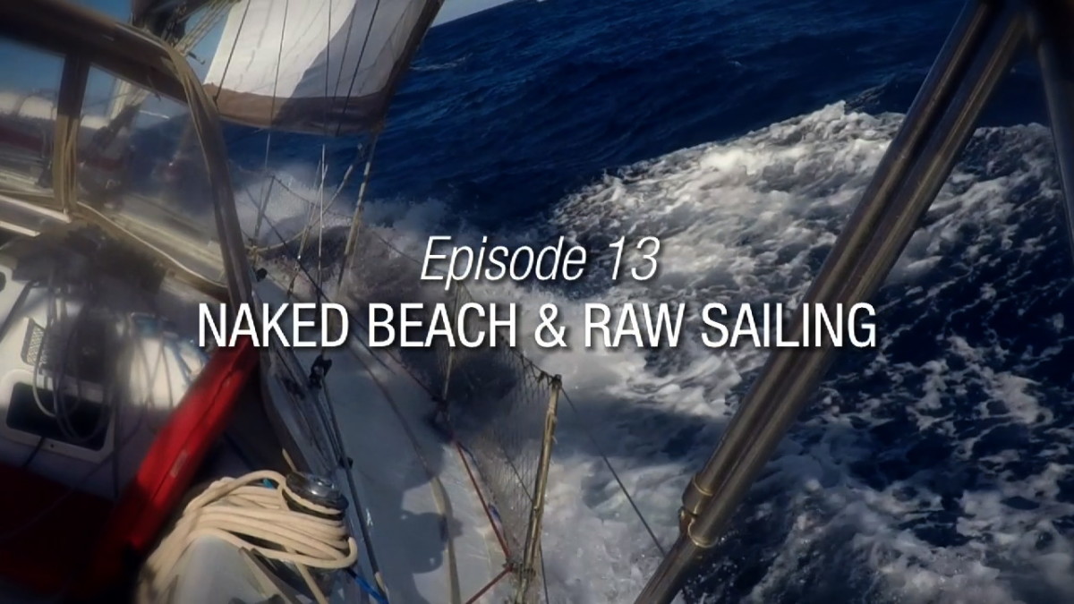 naked beach and raw sailing