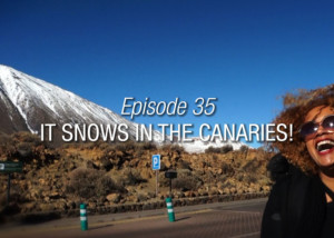 it snows in the canaries!